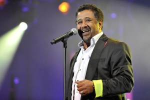 Algerian singer Cheb khaled performs during the 11th edition of the Mawazine International Music festival "World Rhythms" in Rabat on May 22 , 2012.    AFP PHOTO / FADEL SENNA        (Photo credit should read FADEL SENNA/AFP/GettyImages)